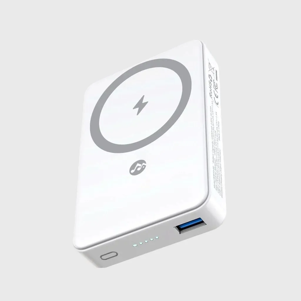 10000 mAh MagSafe Wireless Charging Power Bank with Kickstand