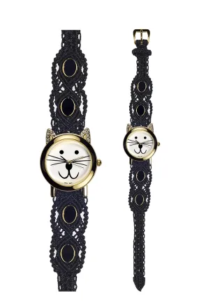 104J (LE) - Wide with Gold Cat Watch