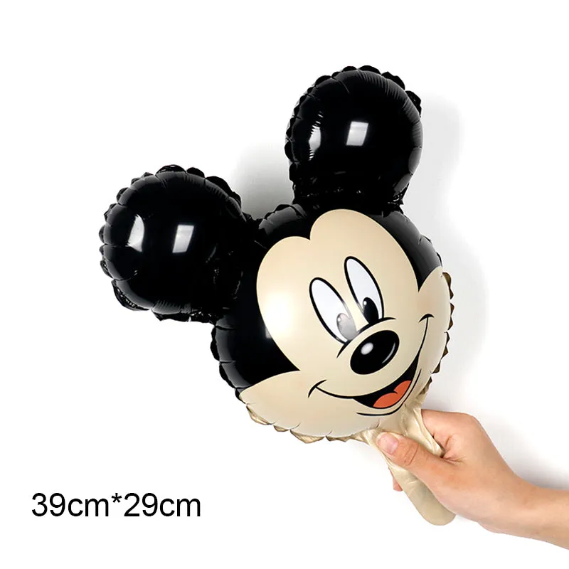 15" Mini Mickey Minnie Mouse Head Balloon Cartoon Foil Balloons