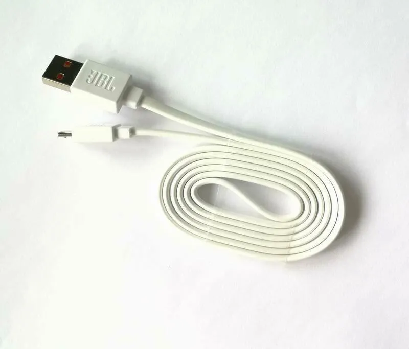 1m White Micro USB Fast Charger Flat Cable Cord for JBL Charge 2  Flip3 Speaker