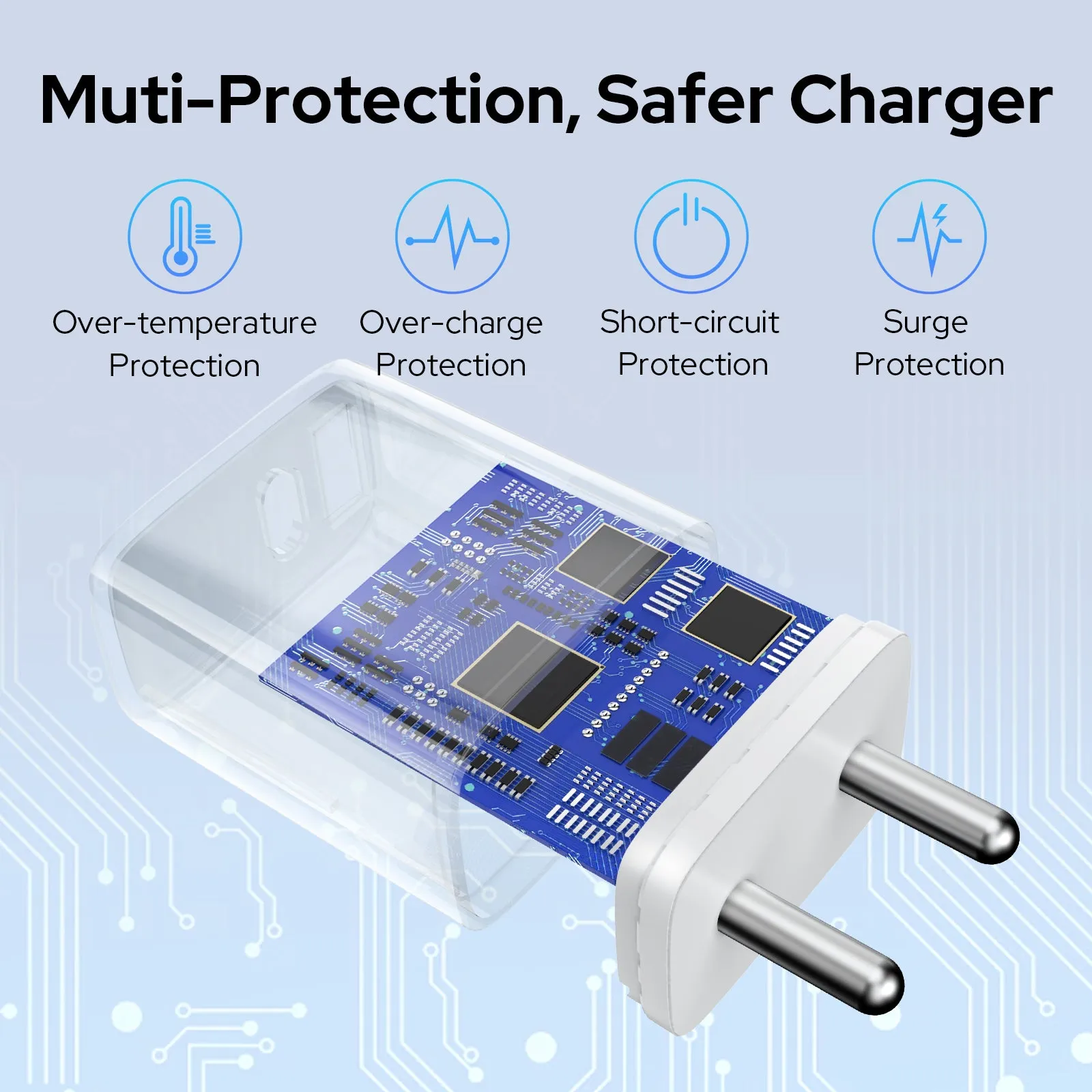 2 IN 1 QC/PD 33W Dual Port Fast Charger