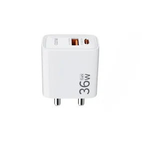 2 IN 1 QC/PD 33W Dual Port Fast Charger