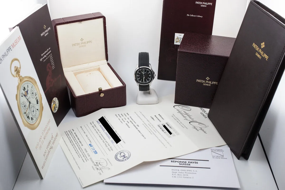 2008 Patek Philippe Aquanaut 5165A.001 with Box and Papers