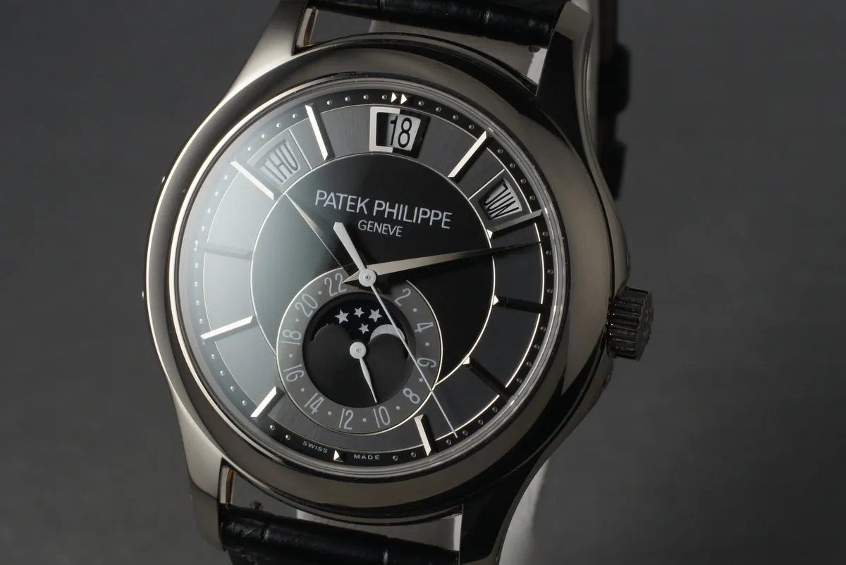 2011 Patek Philippe 18K White Gold 5205G Annual Calendar