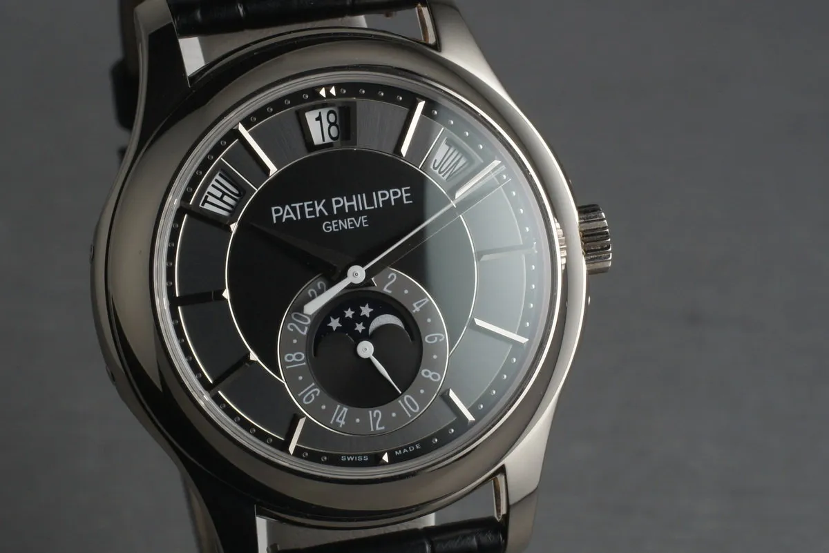 2011 Patek Philippe 18K White Gold 5205G Annual Calendar