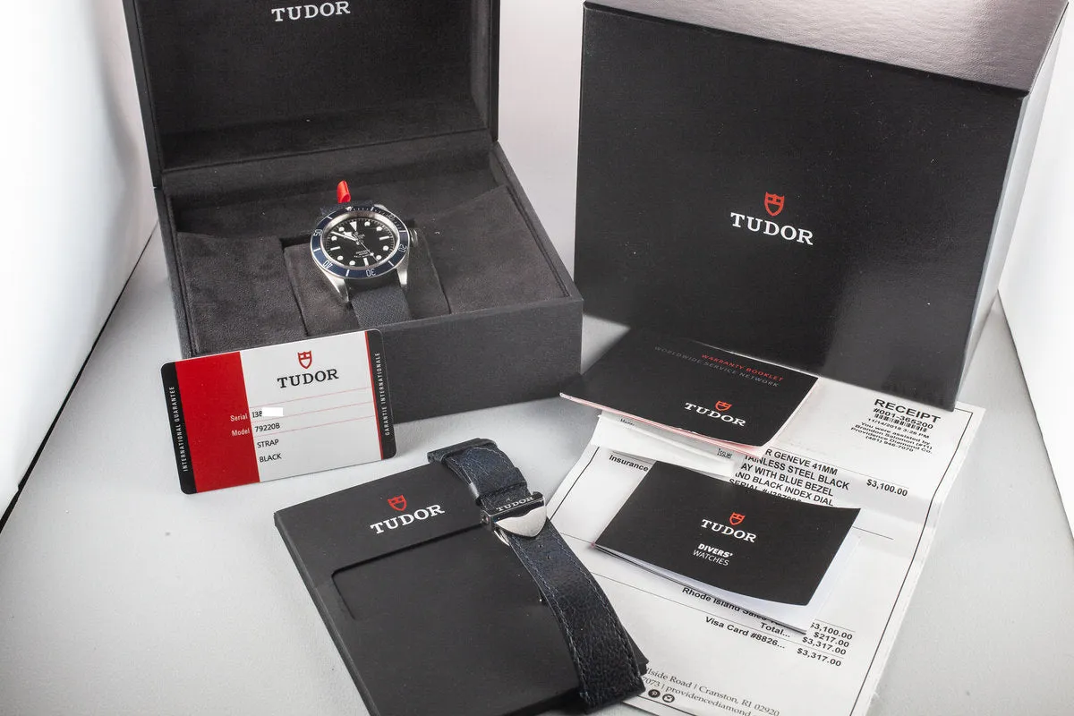 2018 Tudor Black Bay Heritage 79220B with Box and Papers