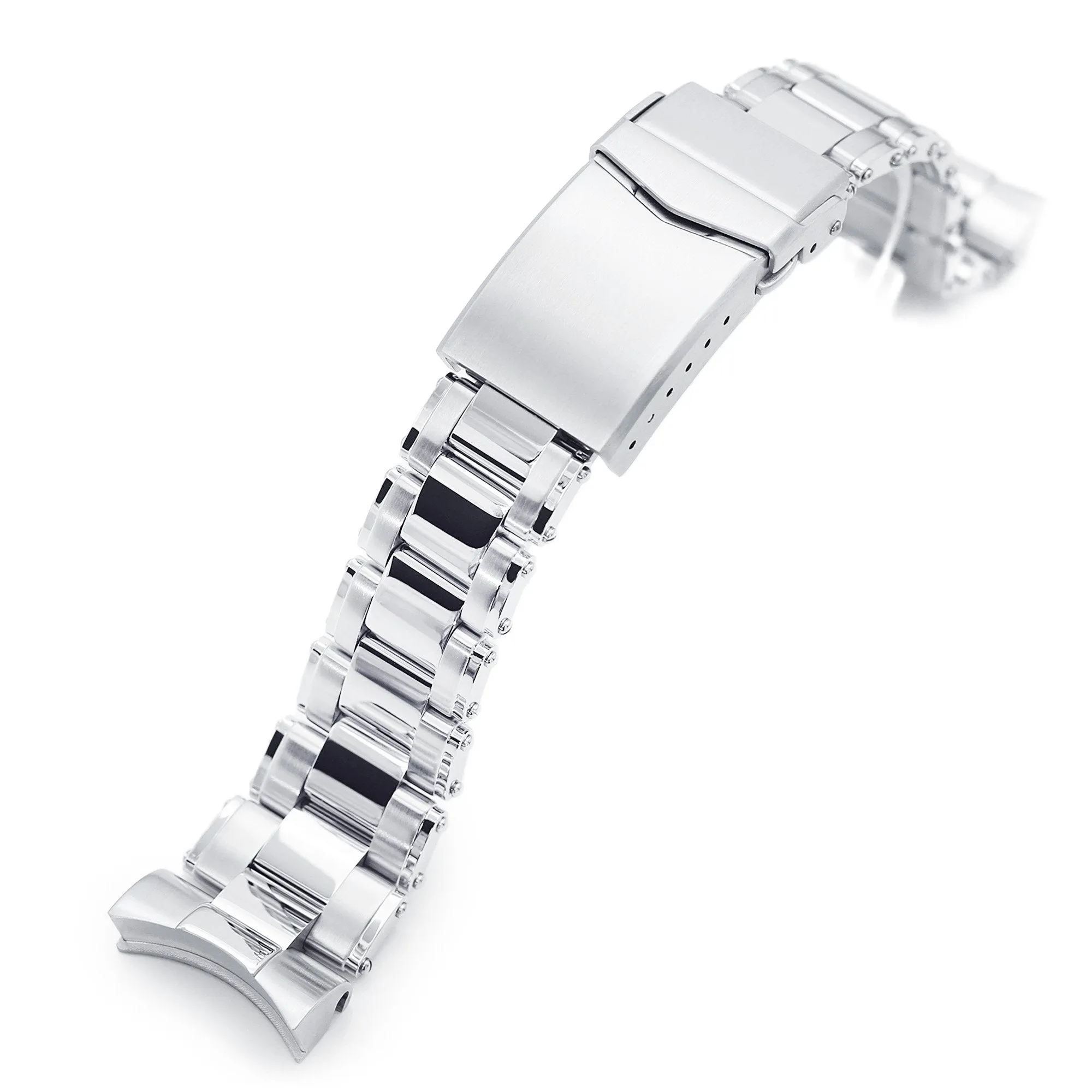 22mm Metabind Watch Band for TUD BB 79230, 316L Stainless Steel Brushed and Polished V-Clasp