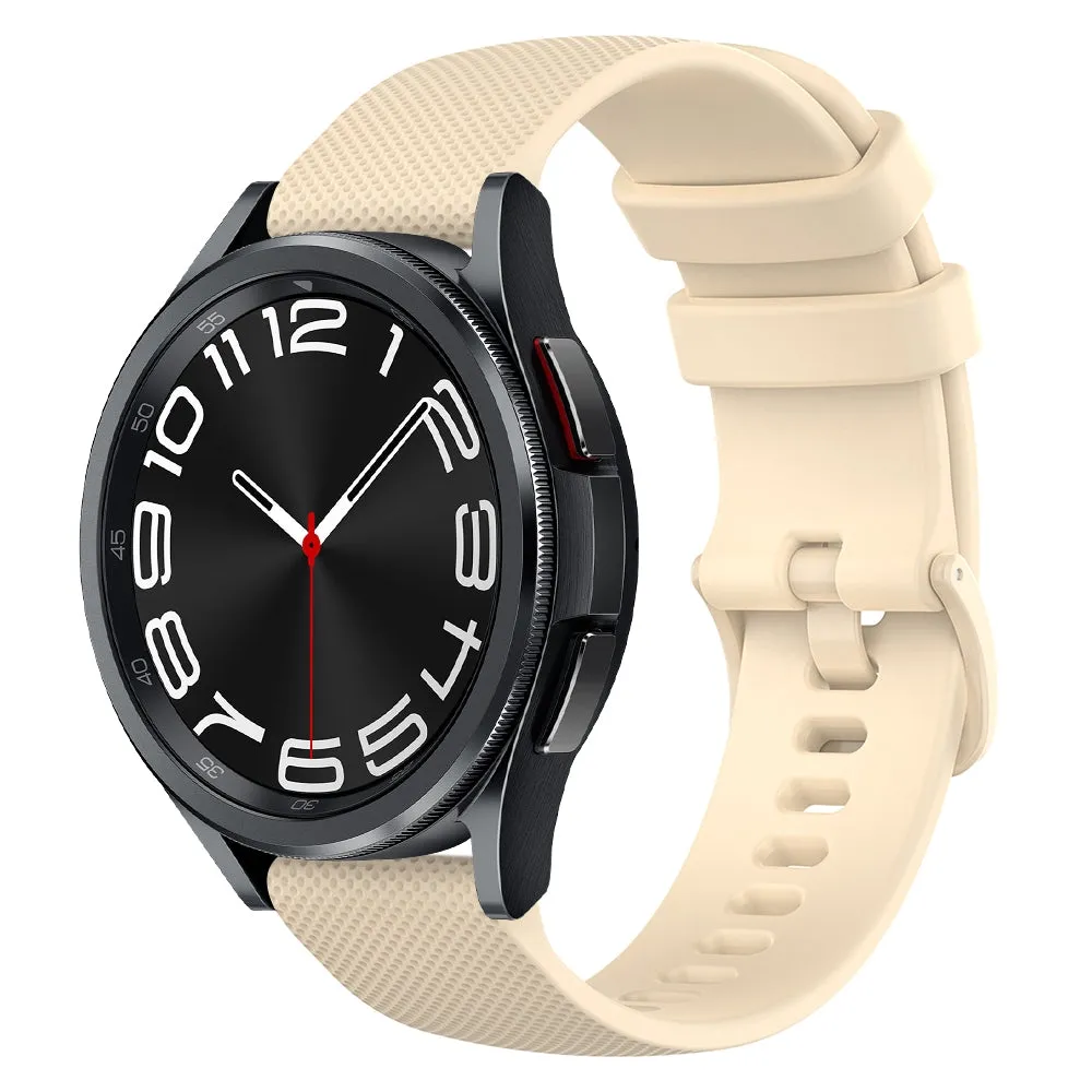 22mm Silicone Bands | Samsung Galaxy Watch 3 45mm/Galaxy Watch 46mm/Gear S3 Frontier/Classic | Beige