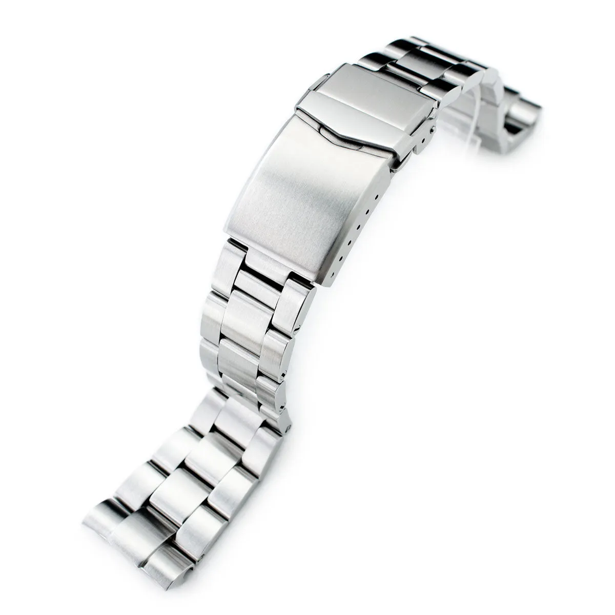 22mm Super-O Boyer Watch Band for Seiko New Turtles SRP777 SRP775 SRPA21 (PADI), Stainless Steel - Brushed, V Diver Clasp