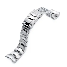 22mm Super-O Boyer Watch Band for TUD BB, 316L Stainless Steel Brushed & Polished SUB Clasp