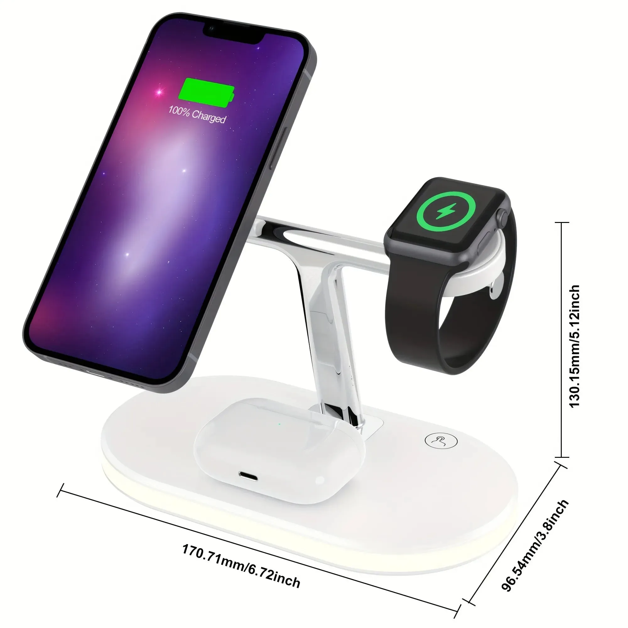 3-in-1 Magnetic Wireless Charging Station