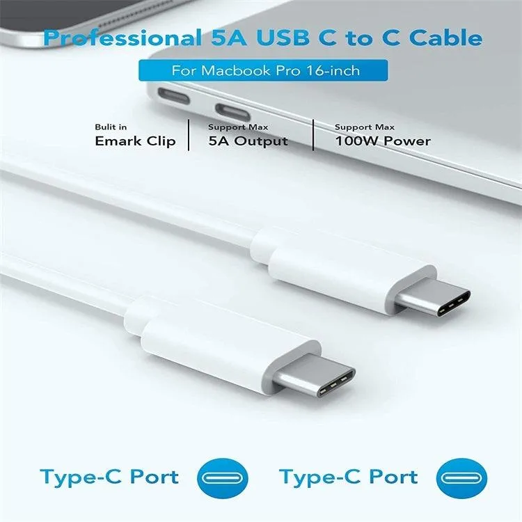 30W Compact USB-C Laptop Charger with 1.8m Fast Charging Cable