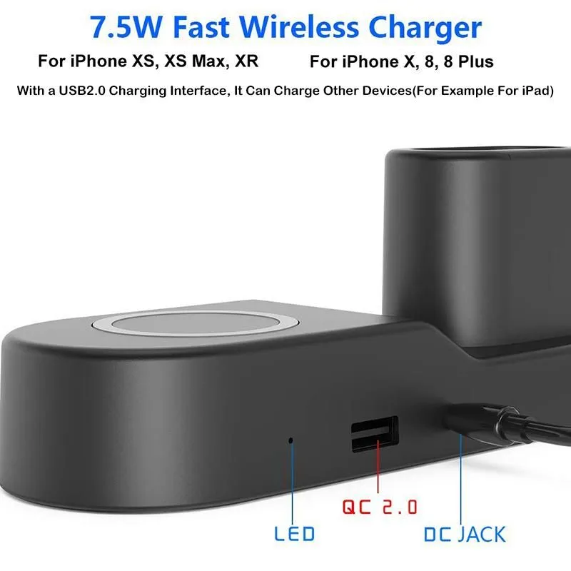 4 in 1 Wireless Charging Station