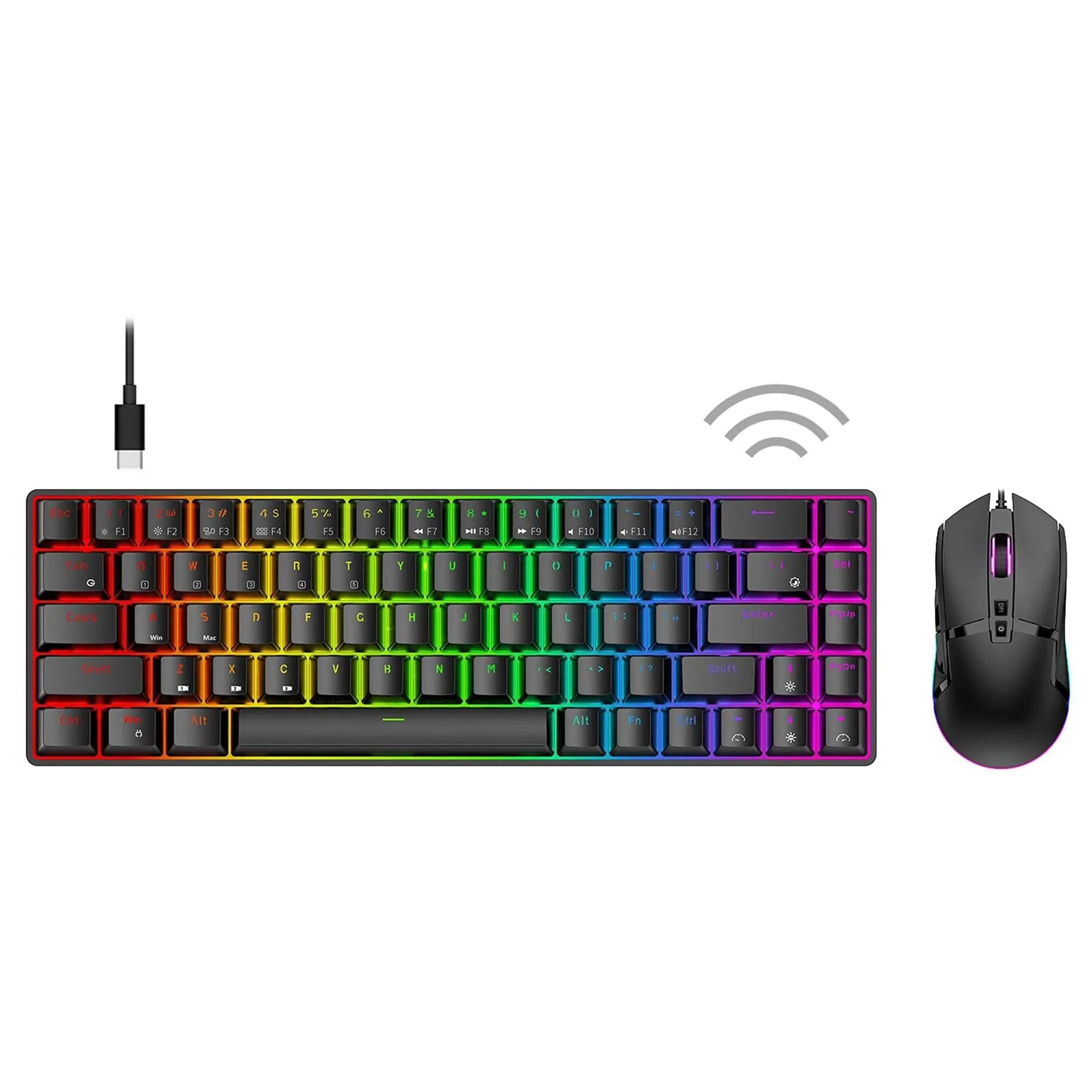 60% Wireless Keyboard and Mouse Set