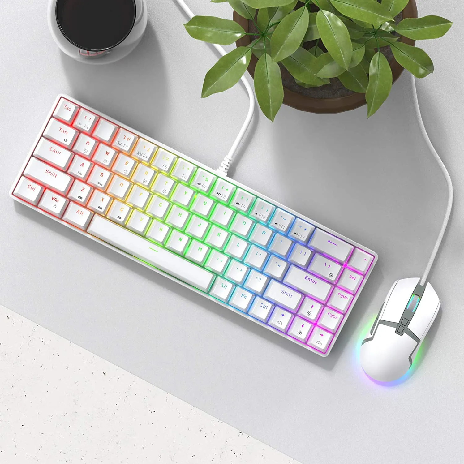 60% Wireless Keyboard and Mouse Set