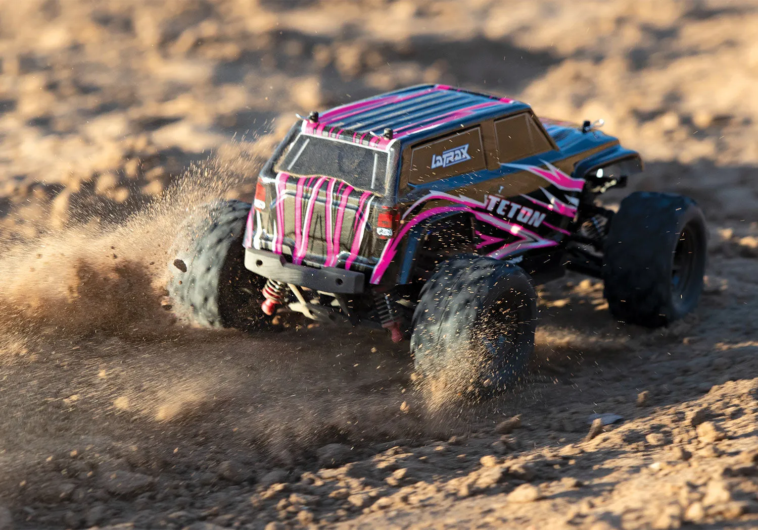 76054-5-PINK LaTrax 1/18 Teton 4WD Pink