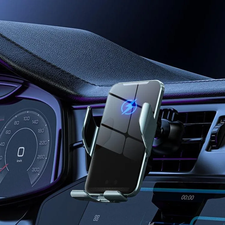 Advanced Auto-Clamping Wireless Car Charger with 360-Degree Rotation and Fast Charging