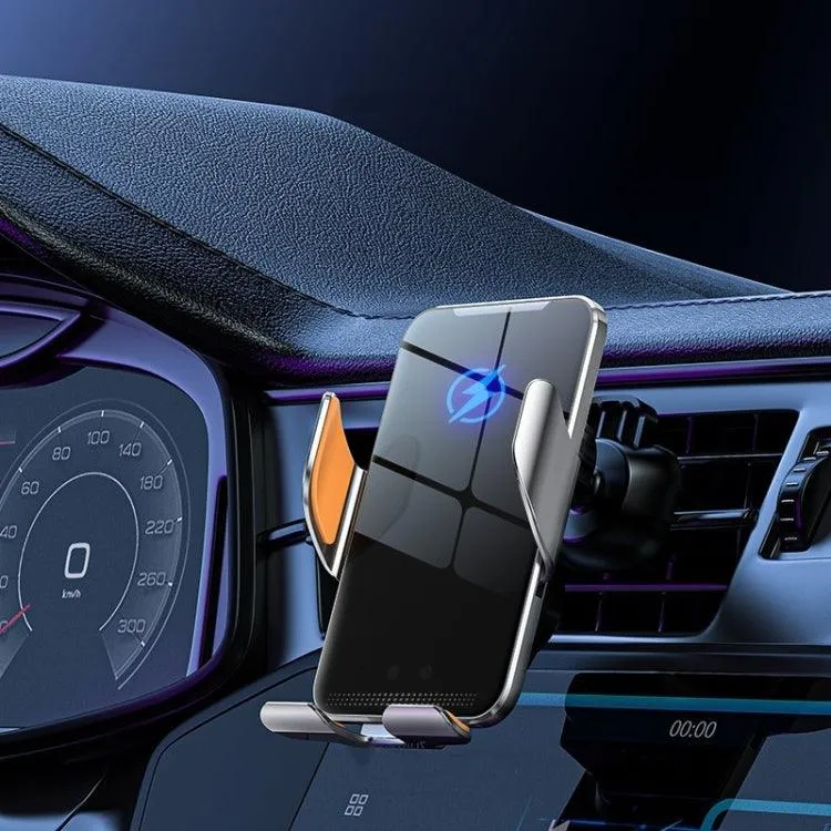 Advanced Auto-Clamping Wireless Car Charger with 360-Degree Rotation and Fast Charging