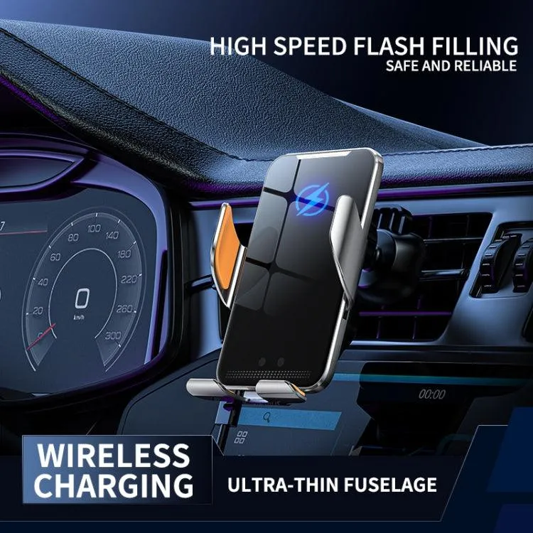 Advanced Auto-Clamping Wireless Car Charger with 360-Degree Rotation and Fast Charging