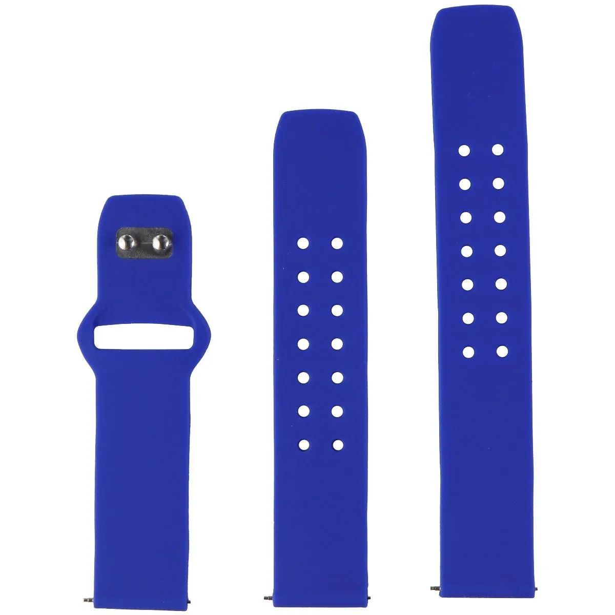 Affinity Bands (22mm) Watch Band for Smartwatches & More - Blue Silicone