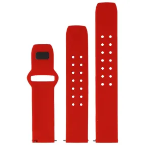 Affinity Bands (22mm) Watch Band for Smartwatches & More - Red Silicone