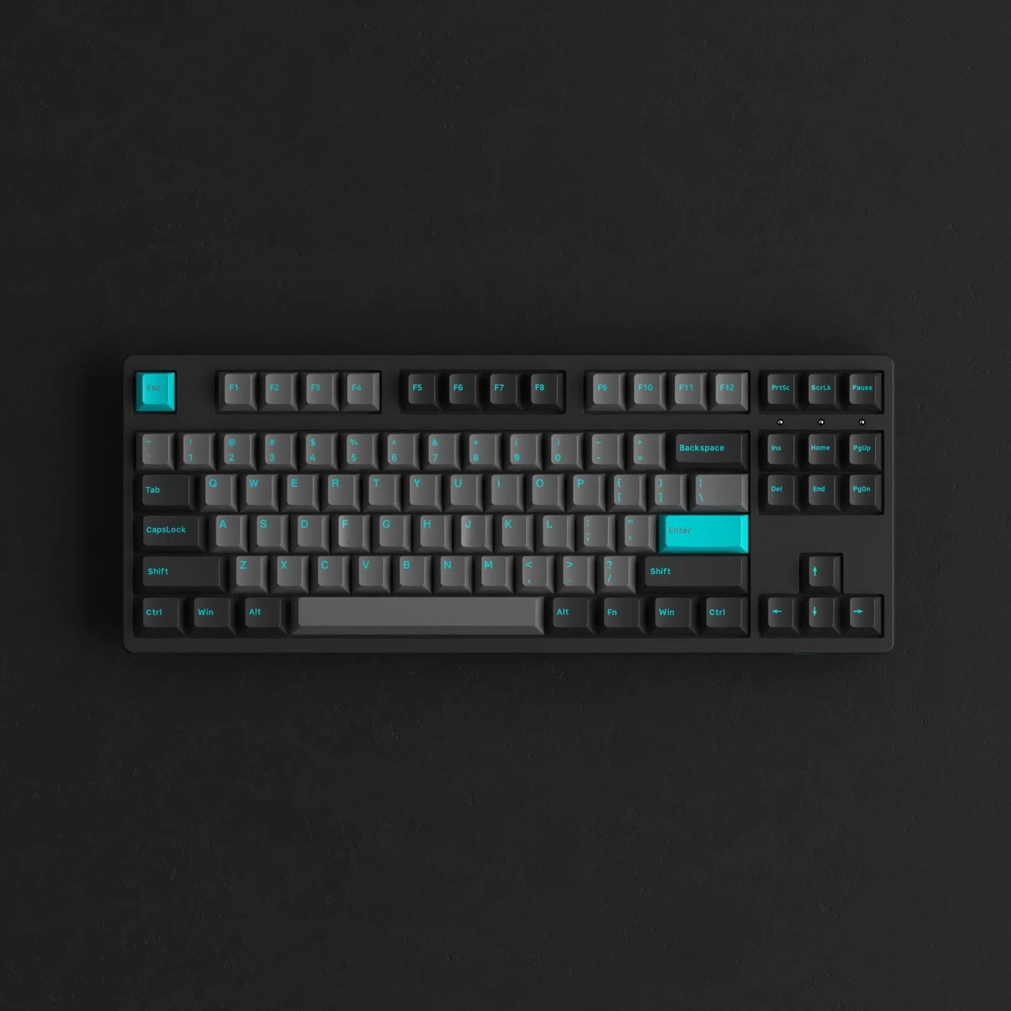 AKKO 3087 Plus Black & Cyan Mechanical Gaming Keyboard