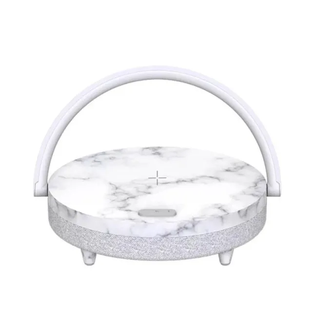 All-in-one Wireless Charger   LED Lamp   Bluetooth Speaker - Jennyhome