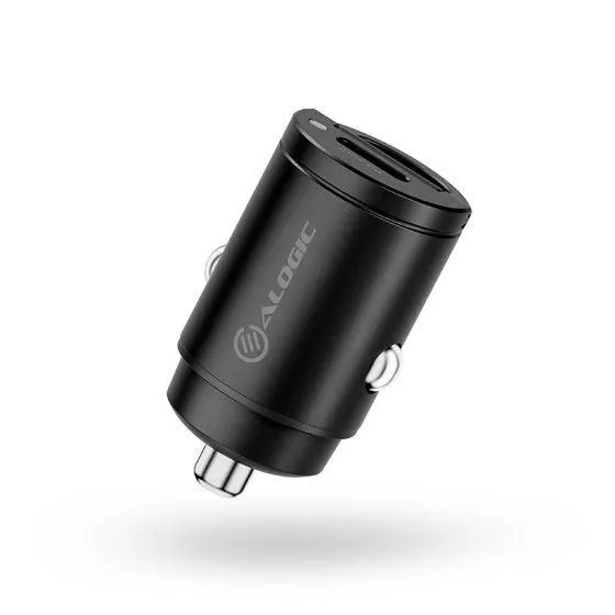 ALOGIC Rapid Power 30W Mini Car Charger 2xUSB-C (CRCC30)