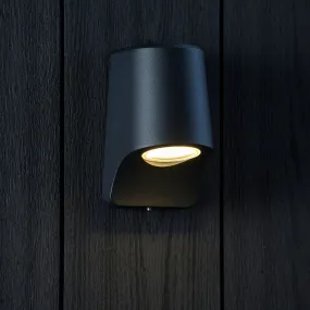 Amos Poseidon Outdoor Wall Light Matt Black