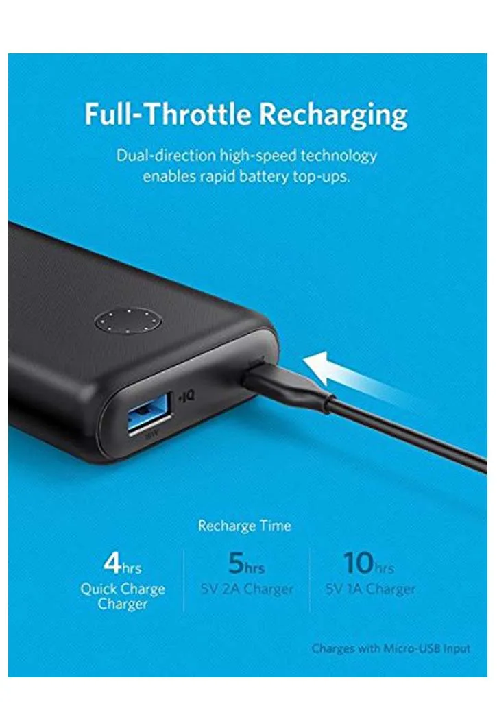 Anker - Power Bank 10000Mah (Black)