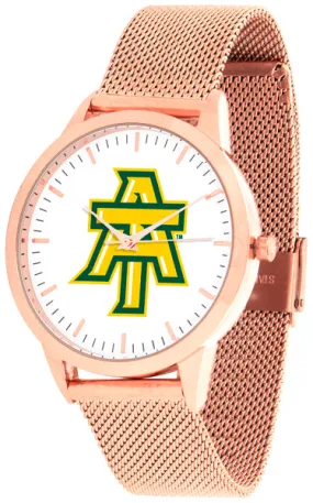 Arkansas Tech University Statement Mesh Band Unisex Watch - Rose