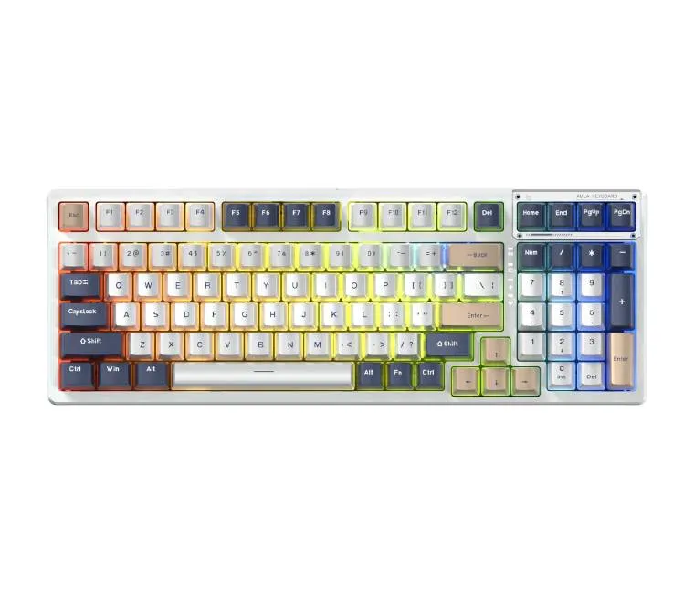 AULA RGB Gasket Transparent Gaming Keyboard F98