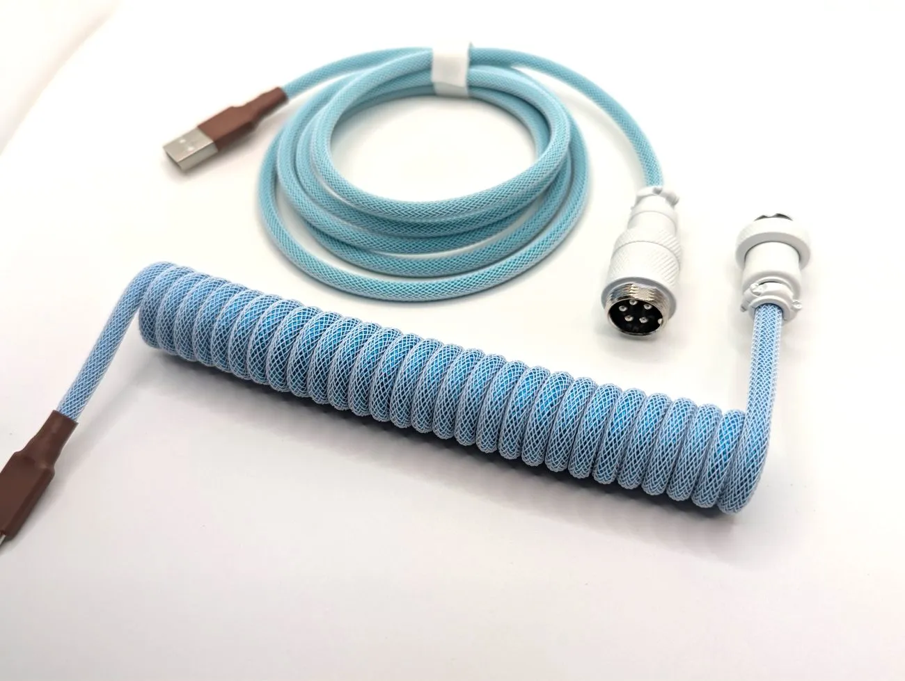 Ausmodshop Coiled Keyboard Cable - Islander