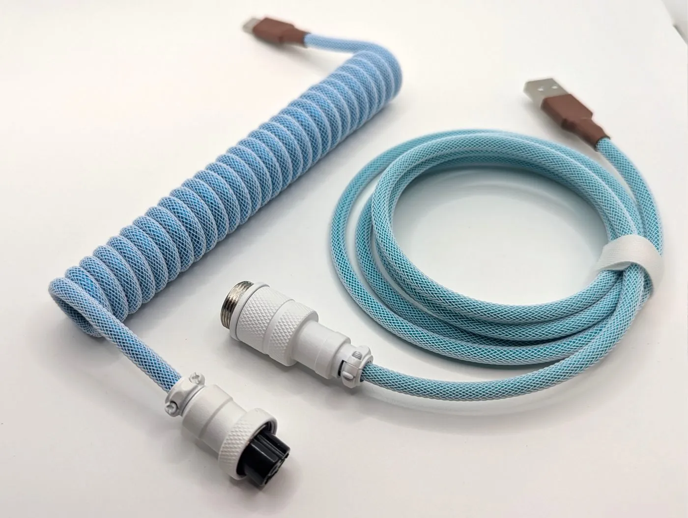 Ausmodshop Coiled Keyboard Cable - Islander