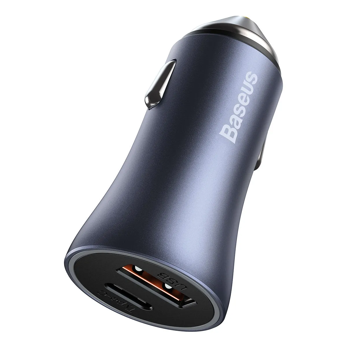 Baseus Golden Contactor Pro Fast Car Charger USB Type C / USB 40 W Power Delivery 3.0 Quick Charge 4  SCP FCP AFC   USB Cable - USB Type C Grey (TZCCJD-0G)