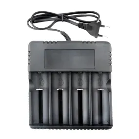 Battery Charger For Li-Ion 18650 Batteries With LCD Indicator And Voltmeter