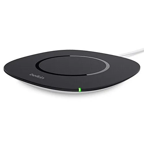 Belkin Boost Up Qi (5 W) Wireless Charger for iPhone X, iPhone 8 Plus, iPhone 8, Samsung Galaxy S9 /S9 and other Qi Enabled Devices (Qi-Certified Inductive Charging Pad) AC Adapter Included, Black