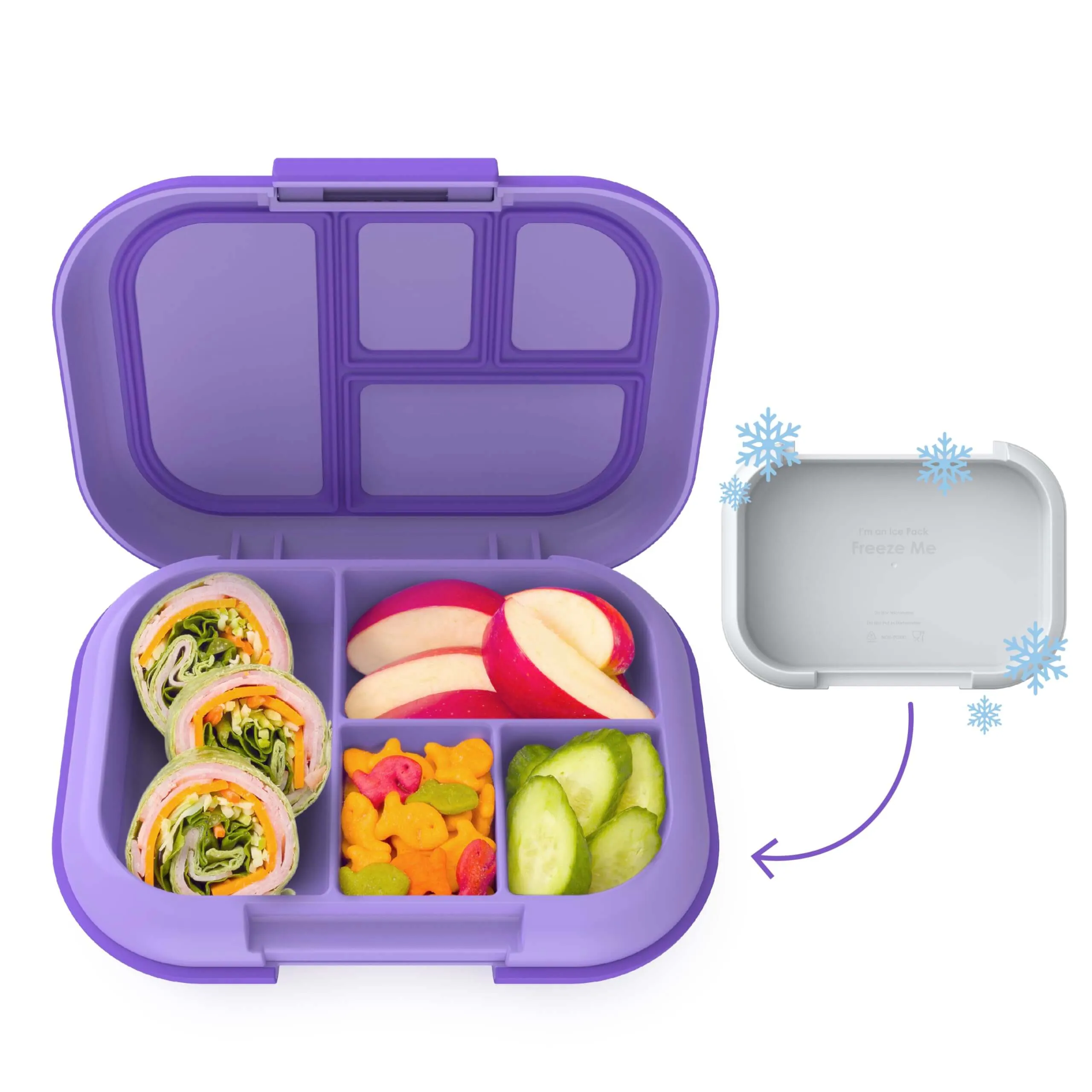 Bentgo Kids Chill Leak-Proof Lunch Box - Purple