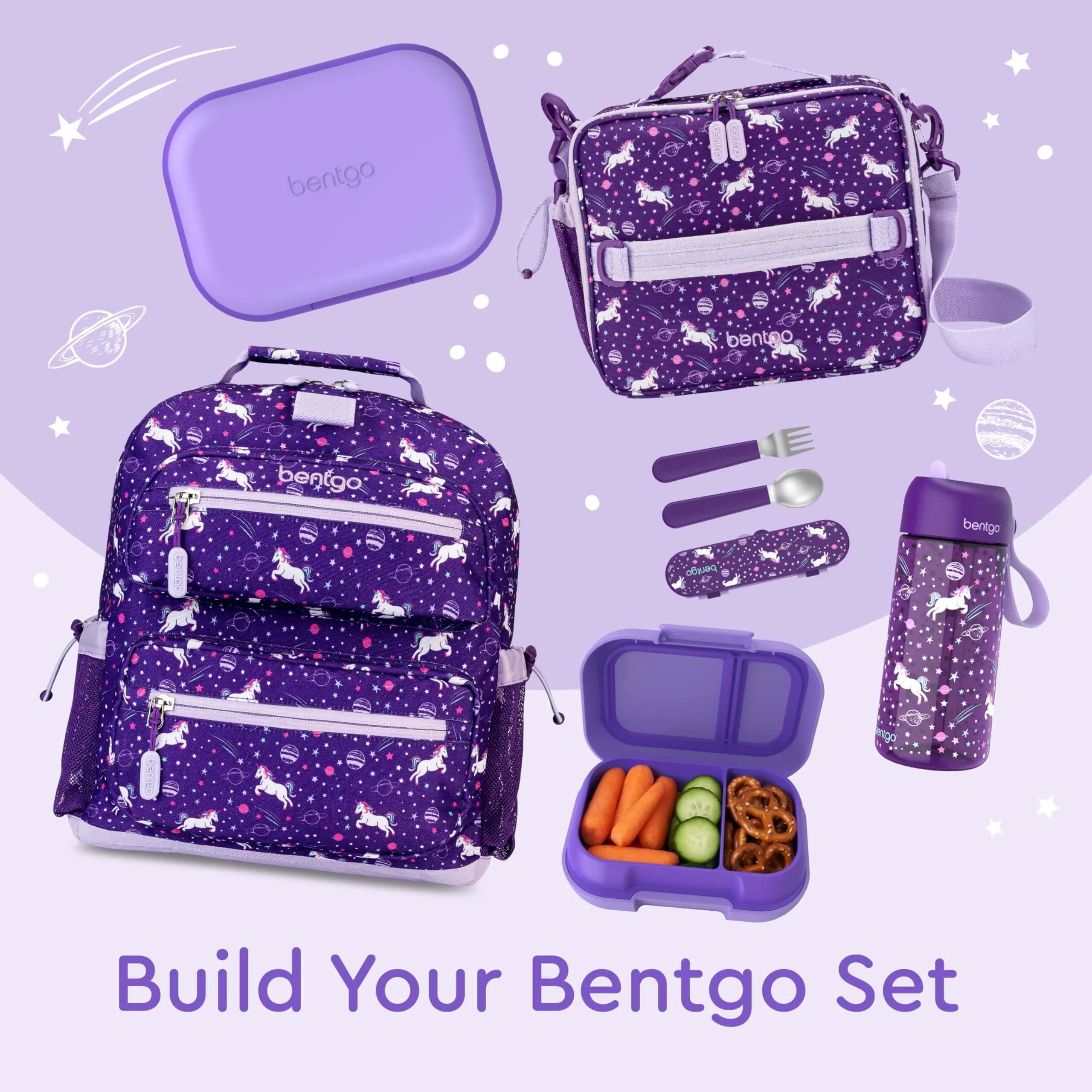 Bentgo Kids Chill Leak-Proof Lunch Box - Purple