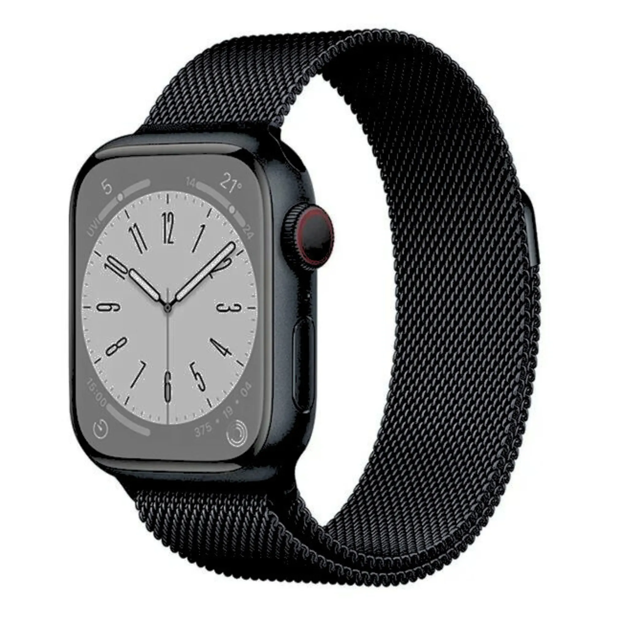 Black 38/40/41mm Milanese Apple Watchband