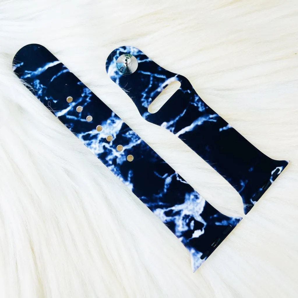 Black Marble Apple Watch Band