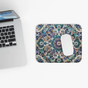 Blue traditional  tile art Mouse Pad (Rectangle)