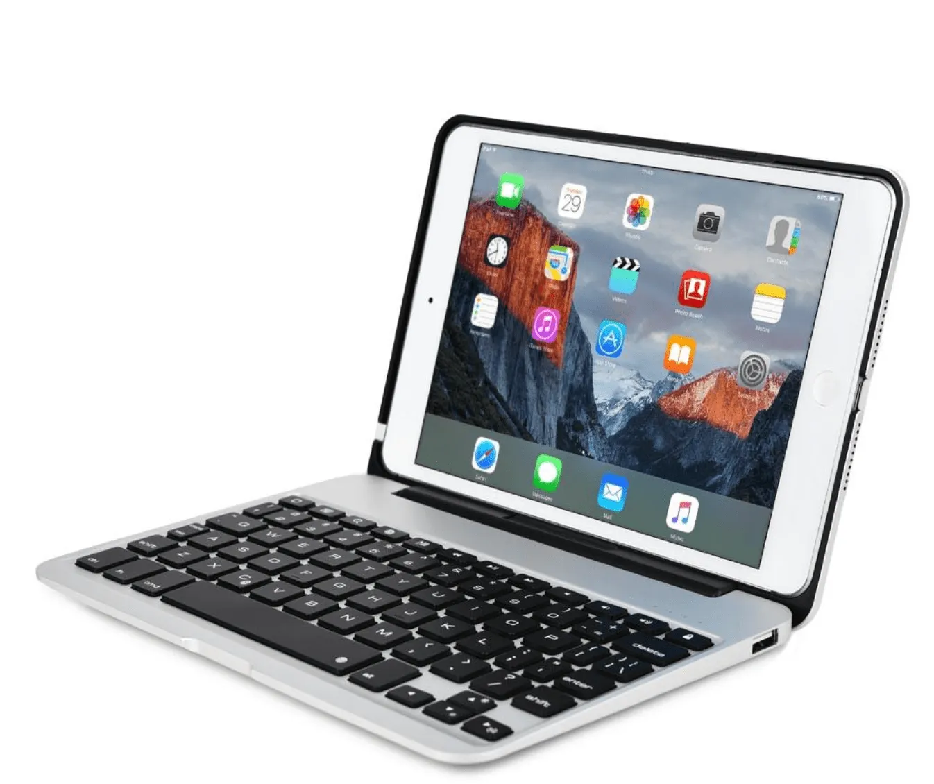 BLUETOOTH KEYBOARD - IPAD MINI 2/3 (SILVER)