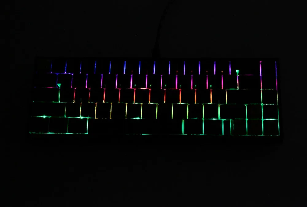 bm65rgb bm65 rgb 65% hot swappable Custom Mechanical Keyboard PCB programmed qmk VIA firmware full rgb switch underglow type c