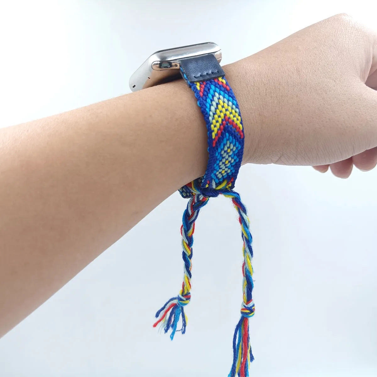 Boho Braided Friendship Bracelet Band For Apple Watch Multiple Colors Available