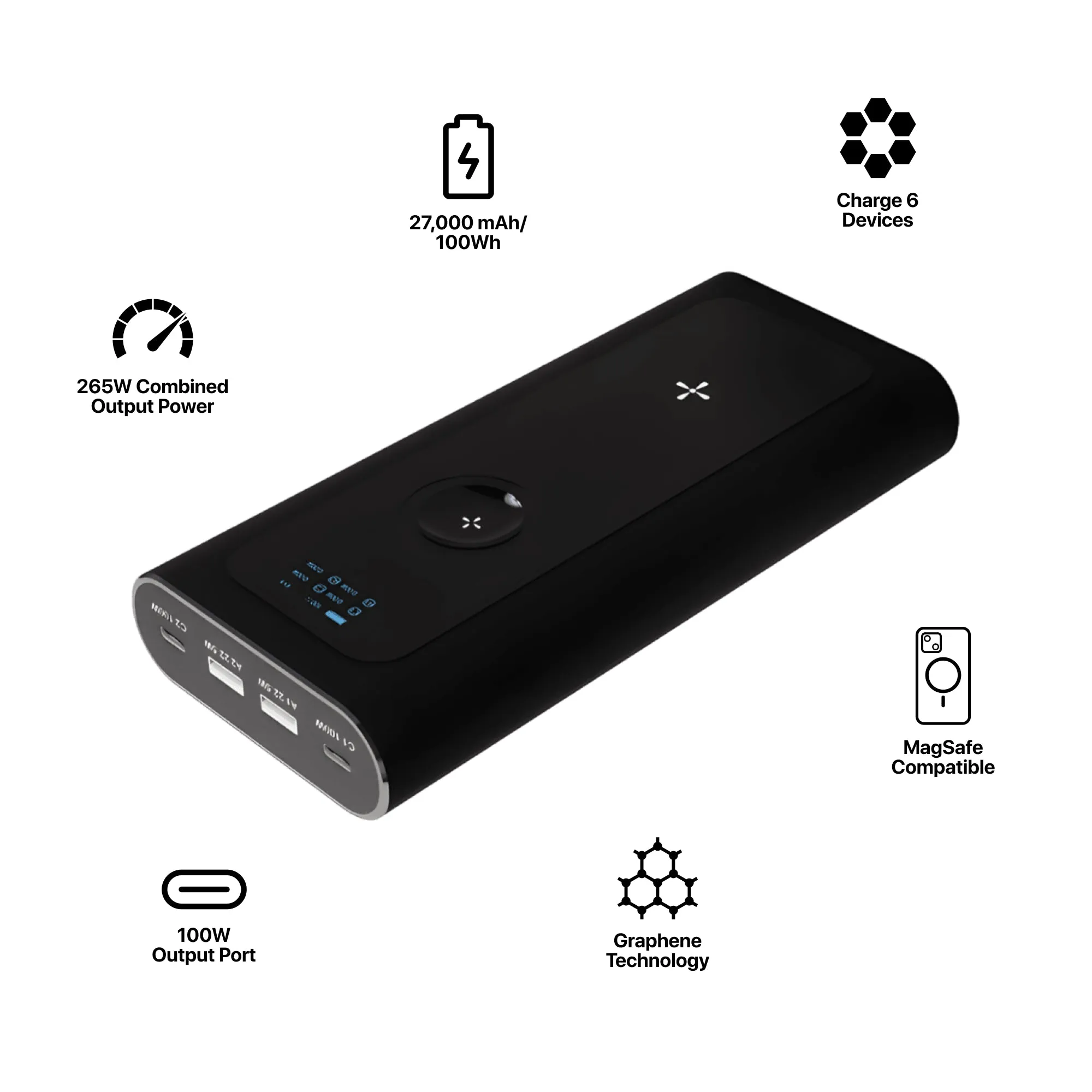 BOLD 1 - World's 1st 265W fast charging power bank with wireless