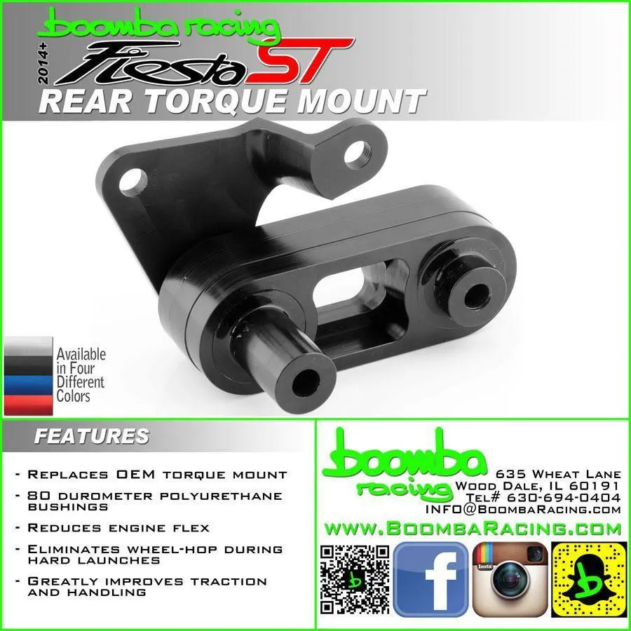 Boomba Racing Rear Motor Mount | 2014  Ford Fiesta ST (026-00-001) - ***SCRATCH AND DENT*** - Returns For Sale