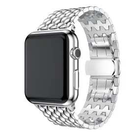 Braided Luxe Stainless Steel Link Band For Apple Watch Multiple Colors Available