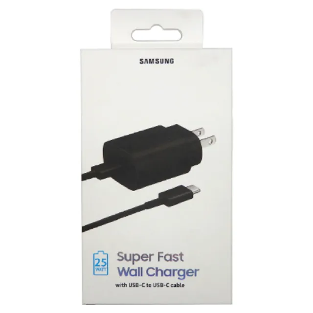 BRAND NEW Samsung 25W Black USB-C Super Fast Charging Wall Charger