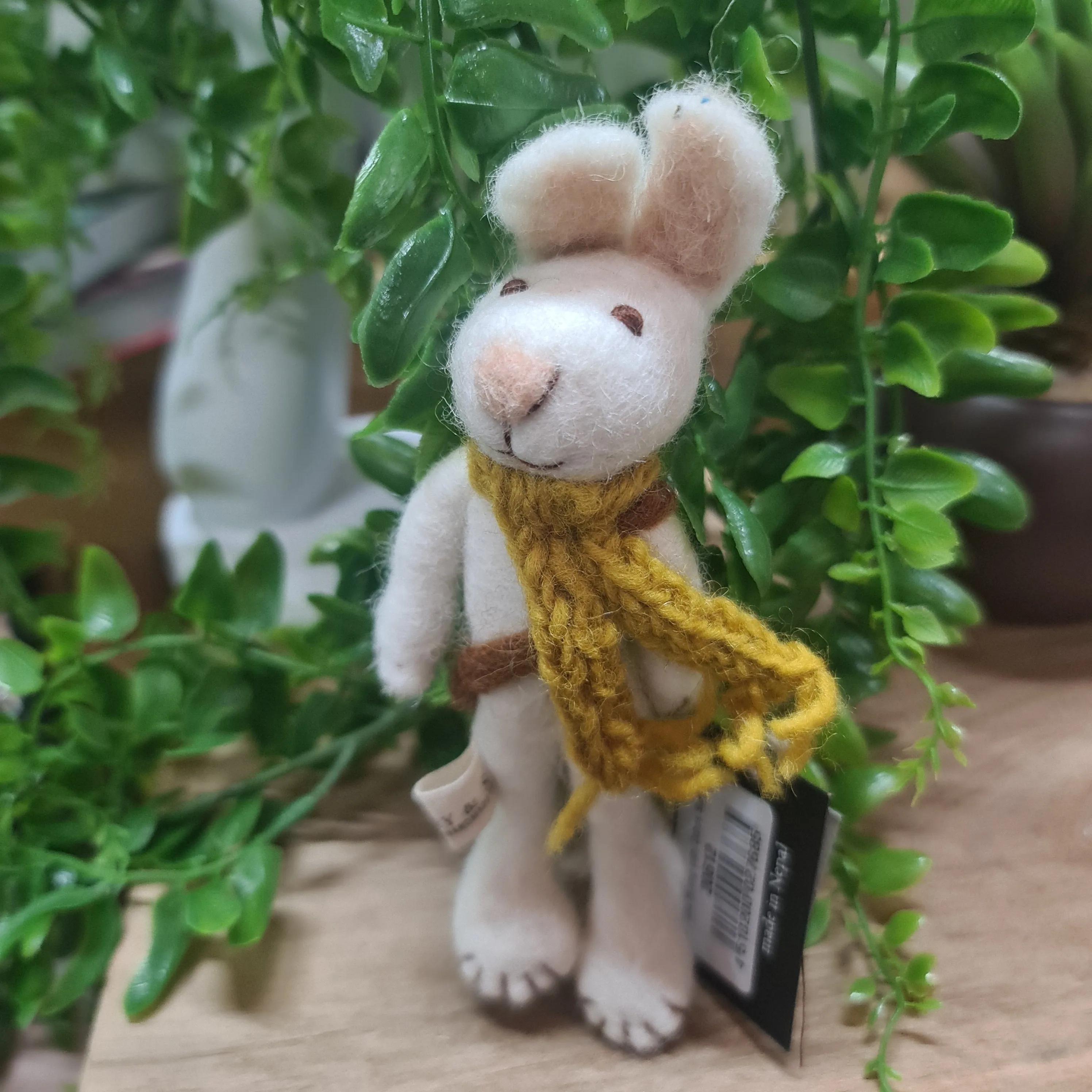 BUNNY With OCHRE SCARF